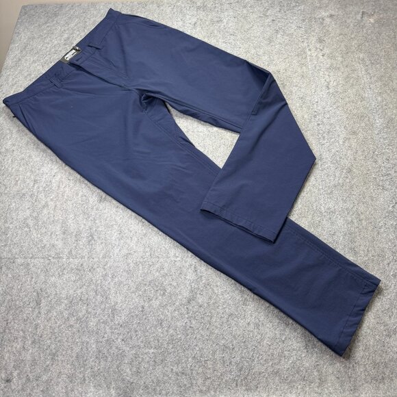 Mountain Khakis Waterrock Pants Men 40 x 32 Navy Blue Modern Fit Nylon Stretch - Picture 1 of 16
